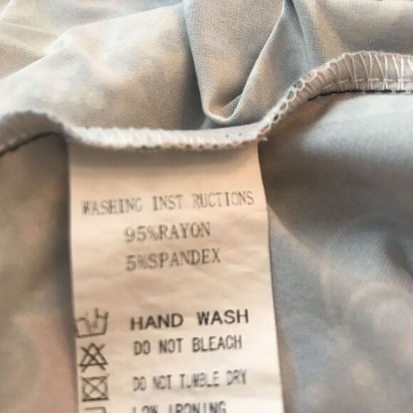 ENMAIN Women's Multicolor Paisley Tunic 3/4 Sleeve Loose Fit Dressy Casual SzM - Picture 6 of 6